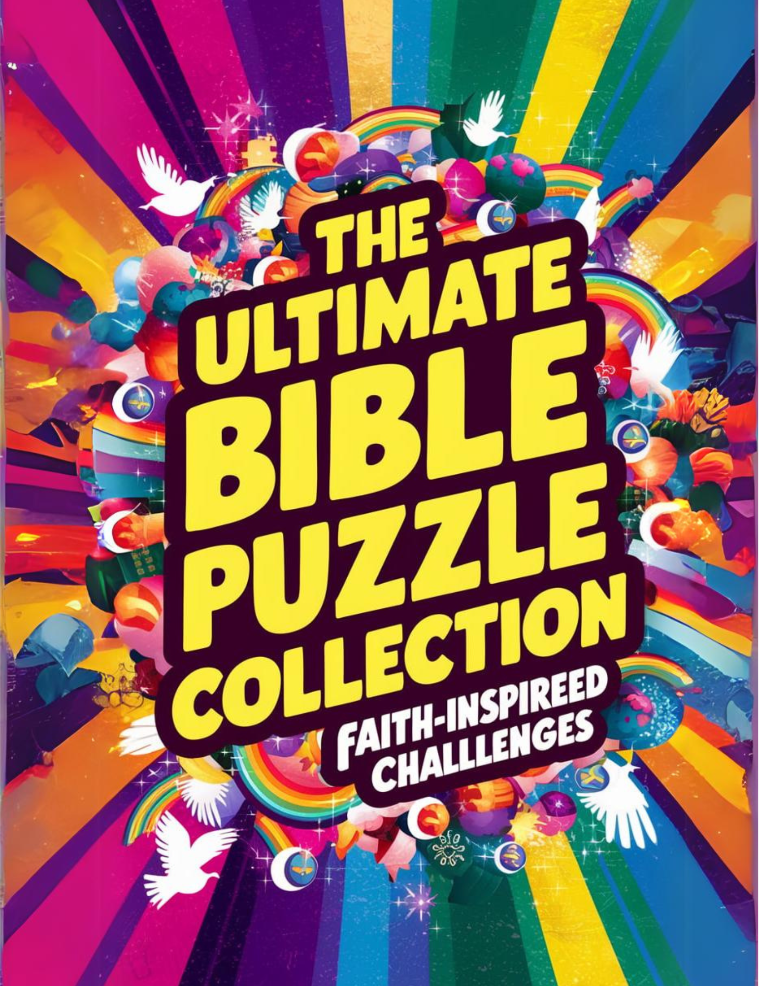 Digital Ultimate Bible Puzzle Collection - Faith Inspired Challenges (Word Search, Bible Quiz, Verse Scramble, Matching 