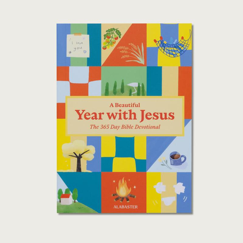 A Beautiful Year with Jesus colorful cover Alabaster