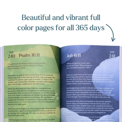 Alabaster A Beautiful Year with Jesus: The 365 Day Bible Devotional - One Minute with God for men and women, Portable Daily Book, Perfect Gift for Holidays Birthdays, Self Improvement Journal, Daily Reflections and Bible Study in a Year. Connect God