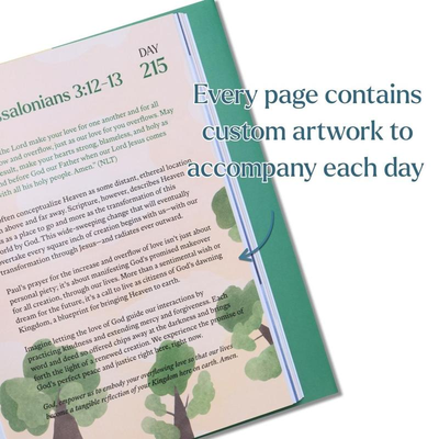 Alabaster A Beautiful Year with Jesus: The 365 Day Bible Devotional - One Minute with God for men and women, Portable Daily Book, Perfect Gift for Holidays Birthdays, Self Improvement Journal, Daily Reflections and Bible Study in a Year. Connect God