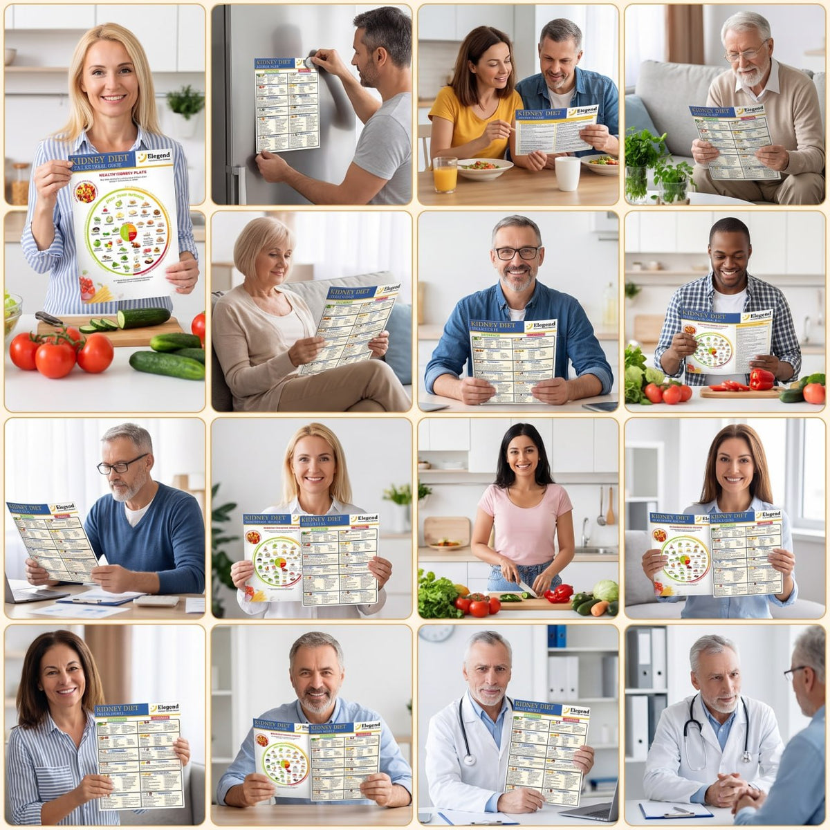The Diabetic Kidney Diet Cookbook interior / chart